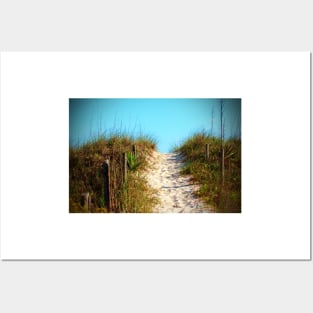 Steep Beach Path Posters and Art